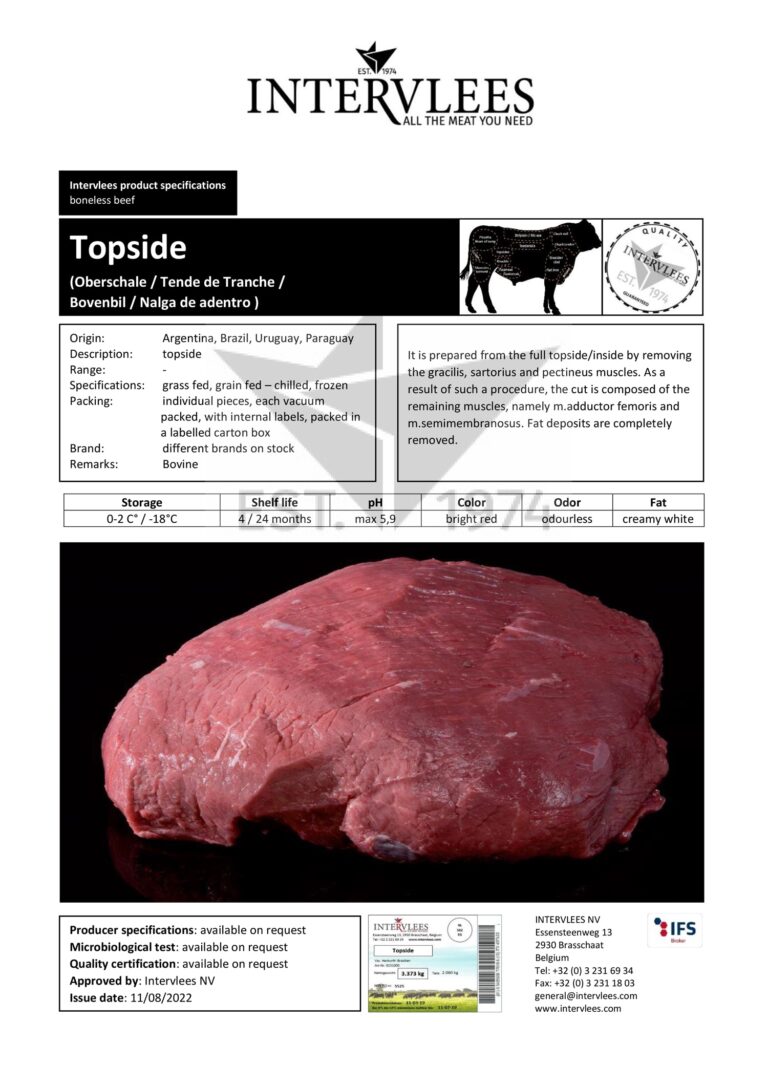 Topside specifications